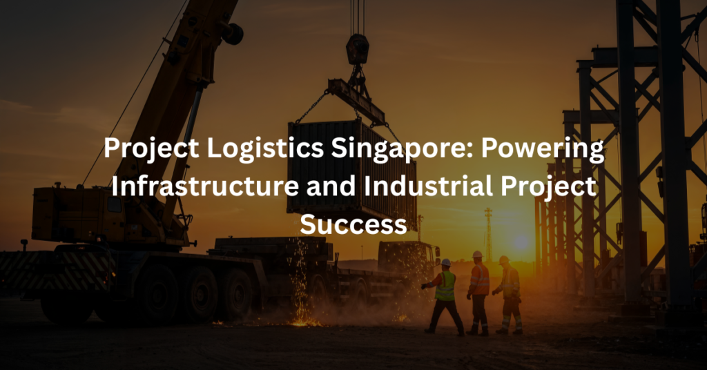 Project Logistics Singapore: Powering Infrastructure and Industrial Project Success