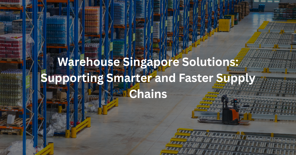 Warehouse Singapore Solutions: Supporting Smarter and Faster Supply Chains
