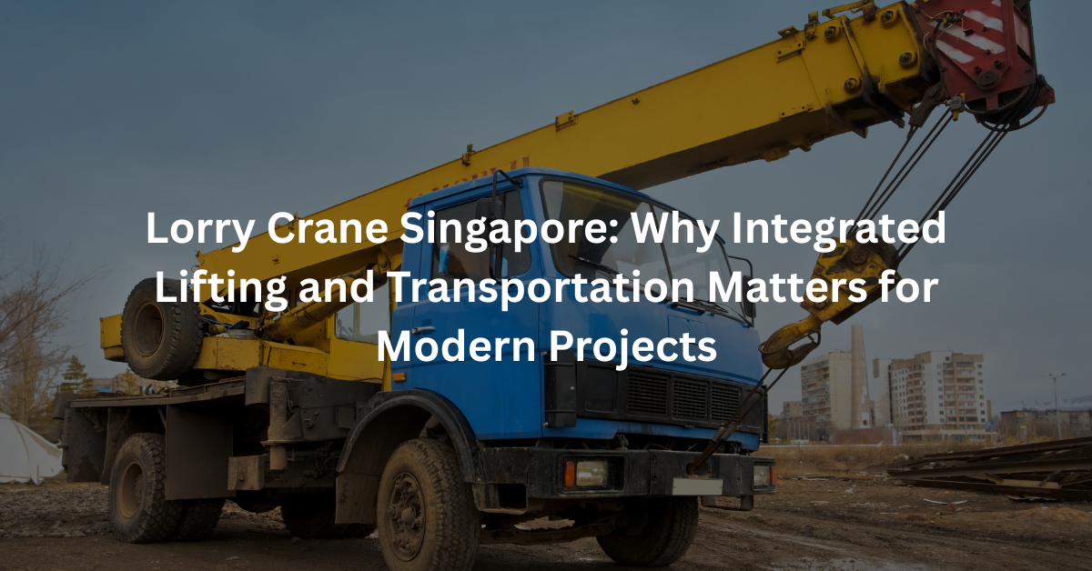 Lorry Crane Singapore: Why Integrated Lifting and Transportation Matters for Modern Projects