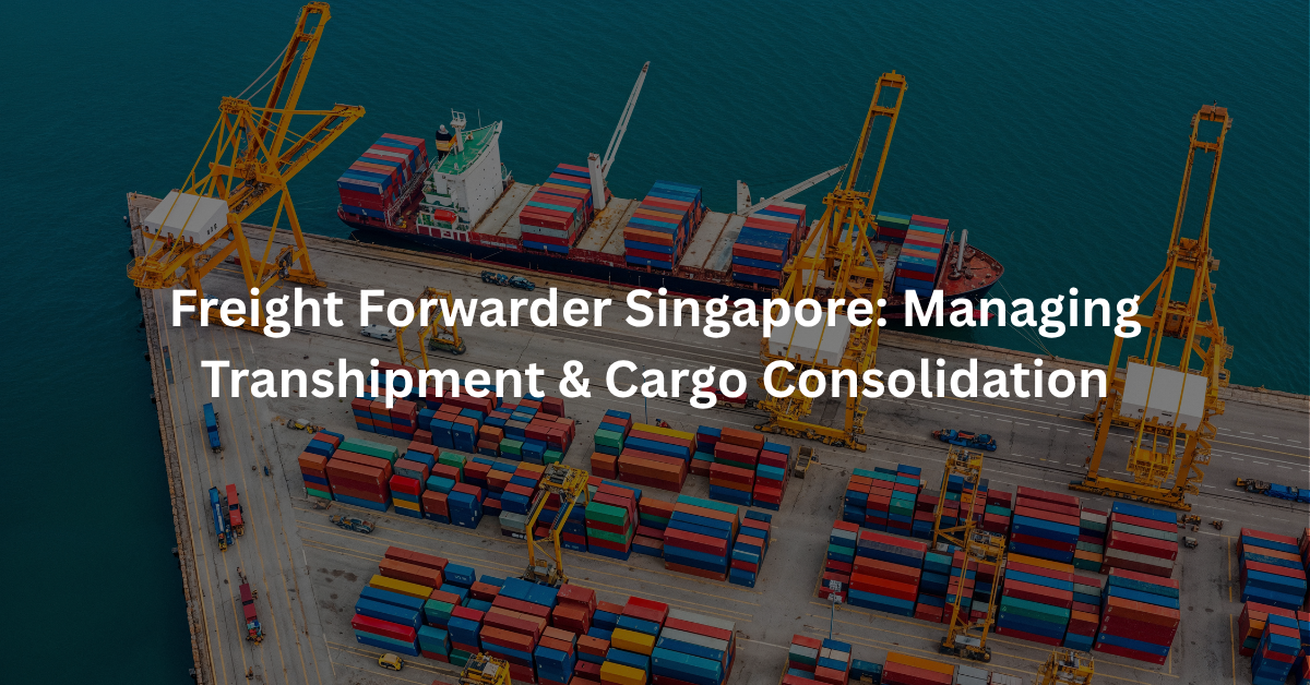Freight Forwarder Singapore: Managing Transhipment & Cargo Consolidation